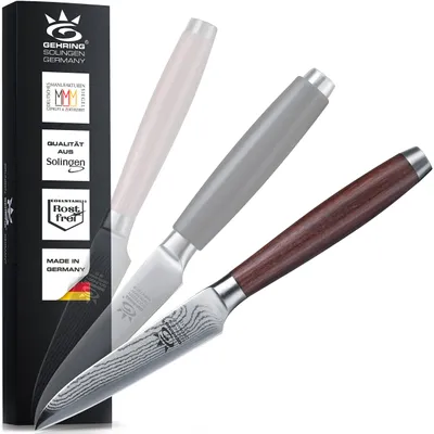 Pariermesser aus Damaststahl VG10, 20 cm, Walnussholzgriff