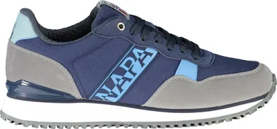 Produktbild von Herren Sportschuhe in Blau mit Kontrastdetails und Schnürsenkeln, Größe: 45 Farbe: Blu