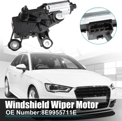 Image de Moteur D'Essuie-Glace De Pare-Brise N°8E9955711E Pour Audi A3 2006-2013