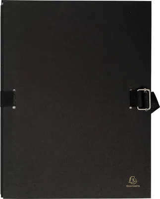 Produktbild von EXACOMPTA Dokumentenmappe DIN A4 Karton schwarz