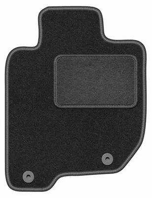 Productafbeelding van Velours bestuurdersmat voor Mitsubishi L200 IV 2006-2015 – grafiet, op maat – Wielganizator LUX