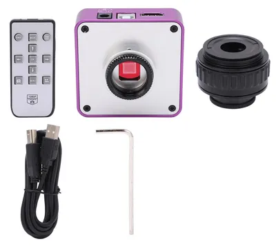 Obrázek produktu pro Mikroskopová kamera - 51MP rozlišení - HD videorekordér - C-Mount - Pro trinokulární stereo mikroskopy
