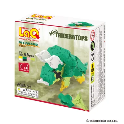 Immagine prodotto di LaQ Mondo dei Dinosauri Mini Triceratopo