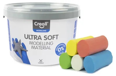 Zdjęcie produktu dla Creall – ultra miękka, wielobarwna masa plastyczna – 1100 gramów kreatywnej masy do modelowania
