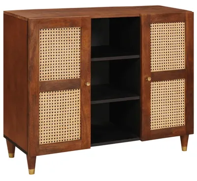 Produktbild von Sideboard Braun 90 x 33,5 x 75 cm Massivholz Mango