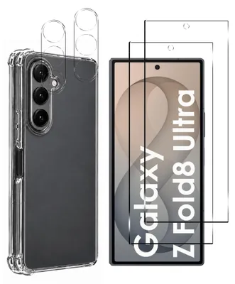 Produktbild von Stoßfeste Hülle für Samsung Galaxy Z Fold 8 Ultra und 2 gehärtete Displayschutzfolien und 2 Kameraschutzfolien von Phonillico®