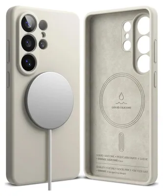 Produktbild von Handyhülle für Galaxy S26 Ultra, Ringke Silicone Magnetic mit MagSafe, Beige