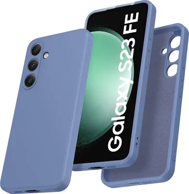 Produktbild von Galaxy S23 FE Hülle, Slim Liquid Silikon Gel Gummi Stoßfest Schutzhülle für Samsung Galaxy S23 FE Grau