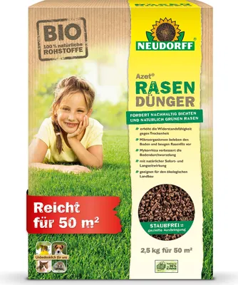 Produktbild von Neudorff Azet RasenDünger Frühjahr 2,5 kg für 50 m² - 100% natürliche Inhaltsstoffe