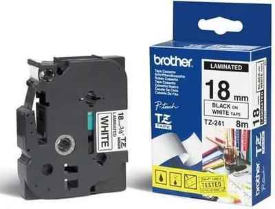 Zdjęcie produktu dla Brother TZE-241, Czarny na białym, TZe, Filipiny, 5 lat(a), 1,8 cm, 8 m