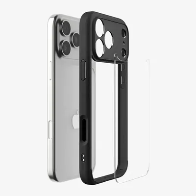 Produktbild von Spigen Ultra Hybrid, Cover, Apple, iPhone 17 Pro, 16 cm (6.3"), Schwarz