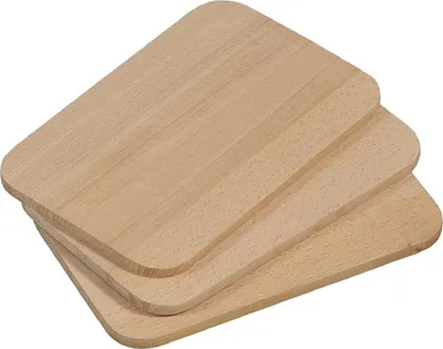Produktbild von Kesper 68003 Raňajková doska 3-pack, bukové drevo s certifikátom rozmery: 23 x 15 x 1 cm