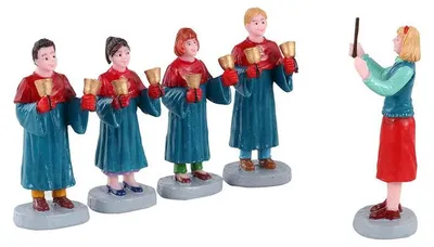 Productafbeelding van Handbell choir set of 5 kerstfiguur LEMAX