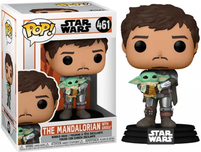 Obrázok produktu pre Funko Pop! Star Wars Mandalorian - Mando z Dzieckiem Figurki Winylowa