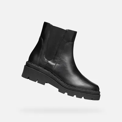 Produktbild von Geox Schwarze Damen-Ankle-Boots Felleny 38