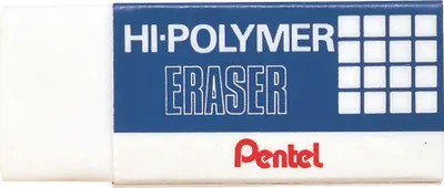 Produktbild von Pentel Radierer 43x17,5x11,5mm Hi-Polymer
