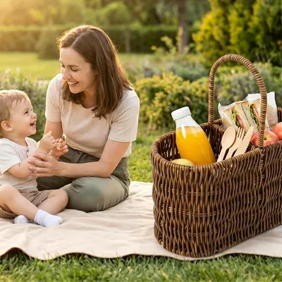 Obrázek produktu pro Kruhová dřevěná krájecí deska o průměru 20 cm – praktická