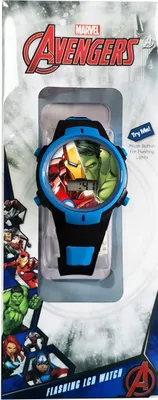 Immagine prodotto di Orologio Digitale Con Luci A Led Avengers Mv15765 Bambini Euroswan