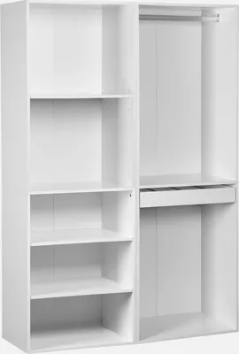 Produktbild von sweeek - Modulares Kleiderschrank-Set mit 2 Elementen - Weiß