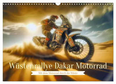 Produktbild von Wüstenrallye Dakar Motorrad (Wandkalender 2027 DIN A3 quer), CALVENDO Monatskalender