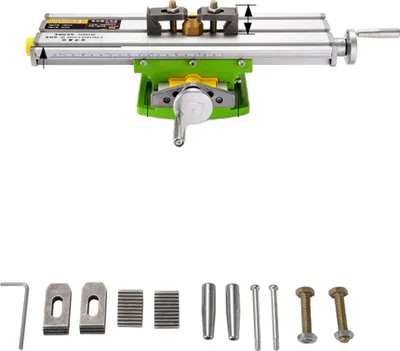 Obrázek produktu pro Mini přesný frézovací pracovní stůl, rozměry 330MM x 95MM, nastavitelné upínací zařízení, BG6330