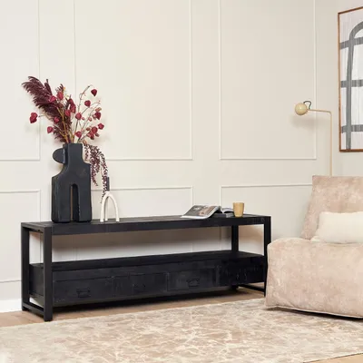Productafbeelding van StarFurn Tv-Meubel Boaz Zwart 180cm