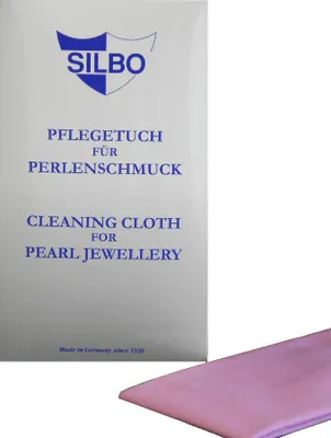 Produktbild von Silbo Pflegetuch fuer Perlenschmuck spezialimpraegniert 30 x 24 cm