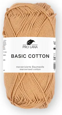 Produktbild von Pro Lana Basic Baumwolle 50g 209 kamel