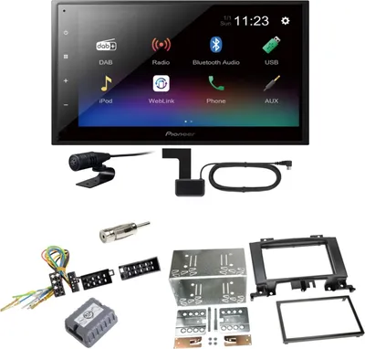 Produktbild von Pioneer DMH-A340DAB DAB+ Bluetooth Einbauset für Mercedes Sprinter W906 Crafter