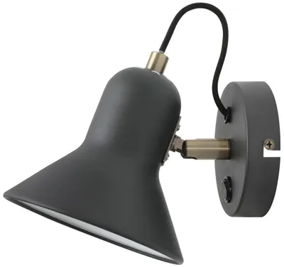 Productafbeelding van WatioWave wandlamp, zwart, BOSTON E27 F-BRIG