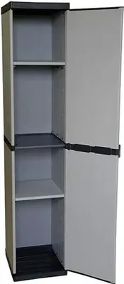 Produktbild von Kunststoffschrank, Belastbarkeit: 25 kg/Boden, 39,5 x 34 x 168 cm