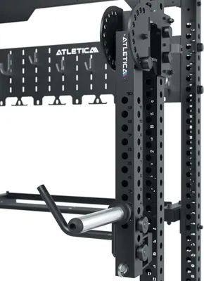 Produktbild von ATLETICA R8 Jammer Arms | 75x75x3 mm Stahlprofil | 54 kg | 110 cm | Platzeffizient | Bis zu 750 kg belastbar | Abnehmbare Griffe