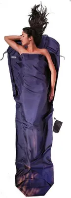 Produktbild von Cocoon MummyLiner Seide Hüttenschlafsack (Wärmeleistung +5,3°C / max. Körpergröße 210cm / Gewicht 0,135kg tuareg
