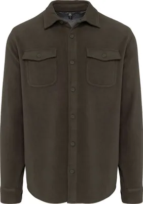 Produktbild von Kariban Herren Shirt Hemd Langarmshirt T-Shirt Brusttasche, Größe:M, Farbe:Dark Khaki/Storm Grey