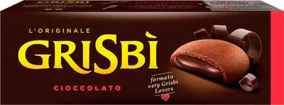 Produktbild von MATILDE VICENZI Grisbi Cioccolato - Italienisches Biskuitgebäck mit Schokoladenfüllung 150g x 6 Pack