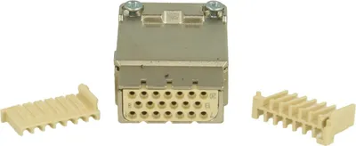 Produktbild von HARTING Han HMC Shielded Modul Buchseneinsatz (F) Crimpanschluss, 20-polig+Schirmung 32V, 4A - 1 Stück