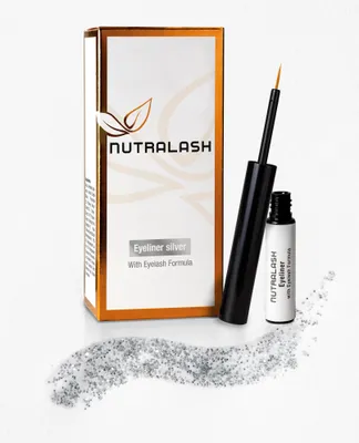 Produktbild von NUTRALASH Eyeliner with Eyelash Formula mit Nutra-Peptidformel - 1,5 ml - Silber