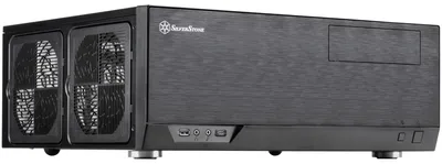 Produktbild von Silverstone GD09B-C, HTPC, PC, Schwarz, ATX, micro ATX, SSI CEB, Aluminium, Kunststoff, Stahl, 13,8 cm