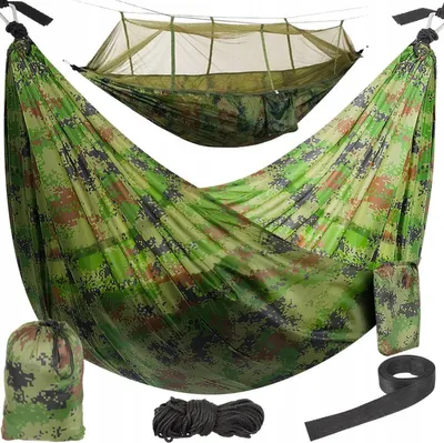 Produktbild von Gardlov Turistická houpací síť Santiago Army 260x140cm Síť ISOx