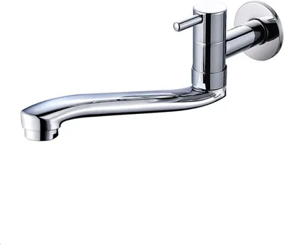 Obrázok produktu pre Nástenná batéria 22,5 cm, studená voda, páková, mosadz, pre kuchyňu