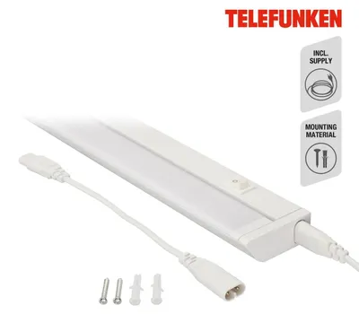 Obrázek produktu pro LED světlo pod skříňku 8,5 W bílý plast Telefunken