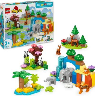 Obrázek produktu pro Sada LEGO® DUPLO 10446 Rodiny divokých zvířat 3 v 1