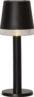 Produktbild von Star Trading 483-12 LED-Solar-Dekoration "Parvus" schwarz, Kunststoff, ca. 8x21 cm,  ww LED, 5 LM. Akku, outdoor, Vierfarb-Karton