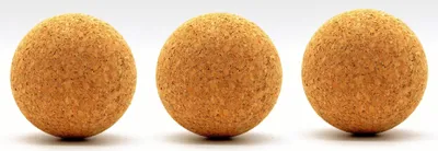 Produktbild von 3 x Kork Kugel 9 cm - Weinkorken Kugelstopfen Holzkorken Korkbälle Korkstopfen