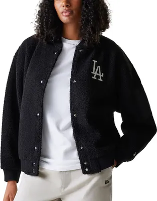 Immagine prodotto di New Era Ladies Oversize SHERPA Bomber Jacke LA Dodgers - L