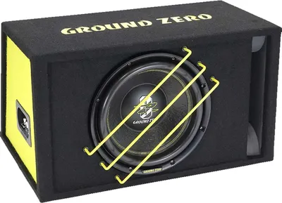 Produktbild von Subwoofer in Ground Zero GZRB 30SPL Box