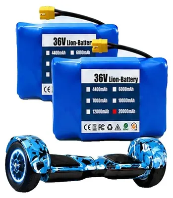 Image de Batterie lithium-ion, capacité de 20 000 mAh, tension de 36 V, comprenant 2 batteries de 20 000 mAh