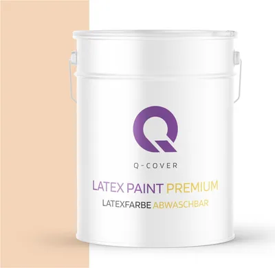 Produktbild von Latexfarbe Abwaschbar | Hell Pfirsich 10 L | Innenfarbe | Wandfarbe | Deckenfarbe | Klasse 2 Mattfarbe Für Allergiker Scheuerfest Geruchlos Frei