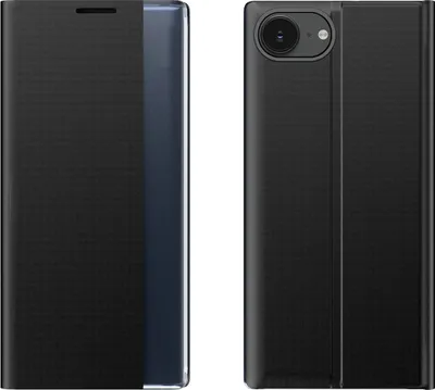 Zdjęcie produktu dla Nowe etui z klapką i podstawką do iPhone'a 16E - czarne