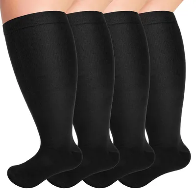 Productafbeelding van 4 Paar Compressiekousen voor Dames en Heren
